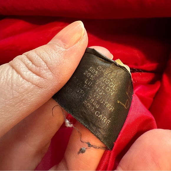 Anne Klein Red Wool Blend Car Coat - Picture 5 of 7